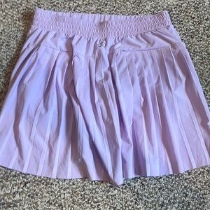 CALIA athletic skirt light purple size small pleated back